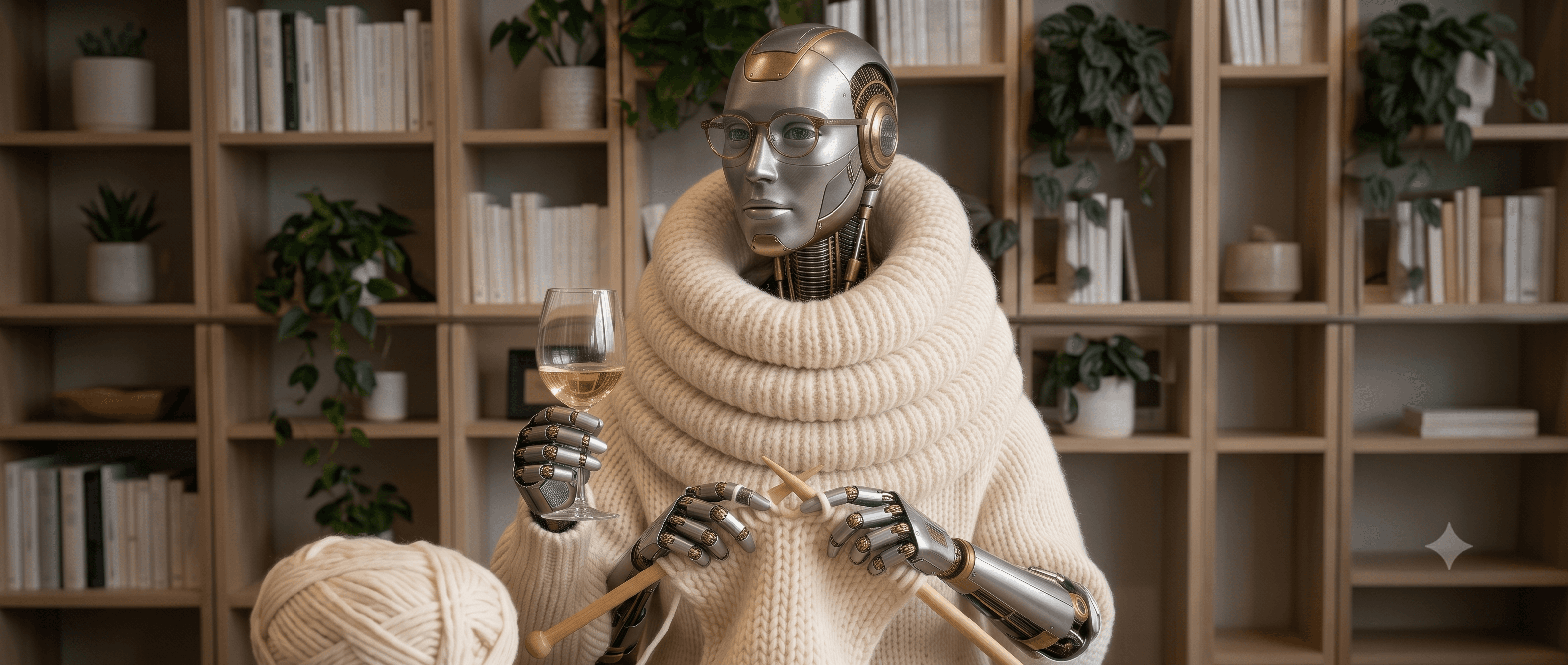 The Raditor radar operator: a robot in a cozy sweater, watching the world for you